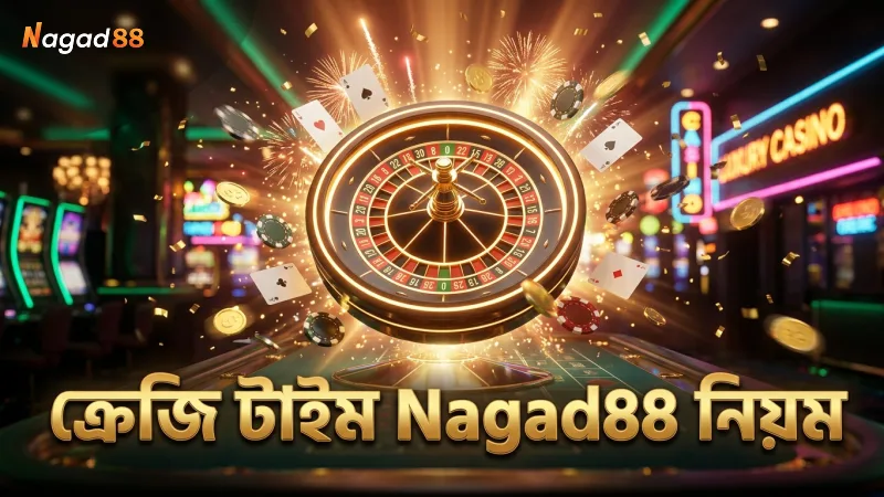ক্রেজি টাইম লাইভ হুইল স্পিনের মূল নিয়ম Nagad88 এ
